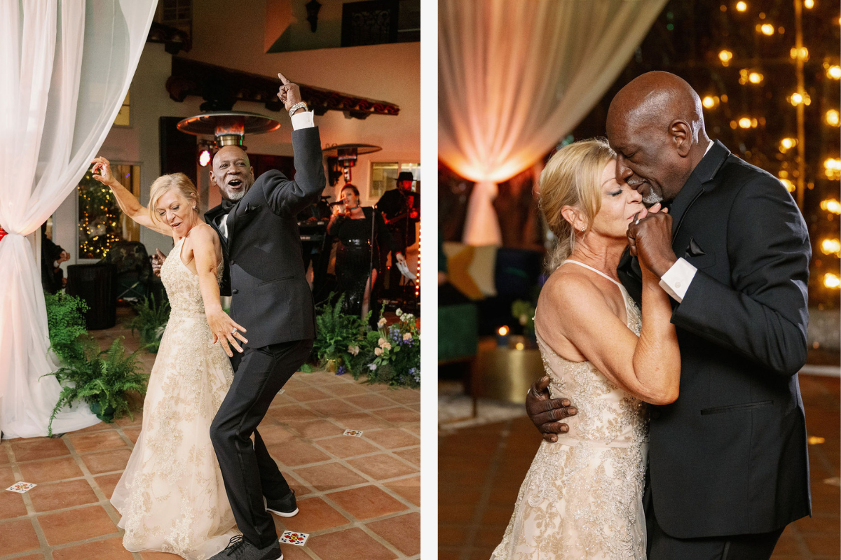 Kim and john's first dance