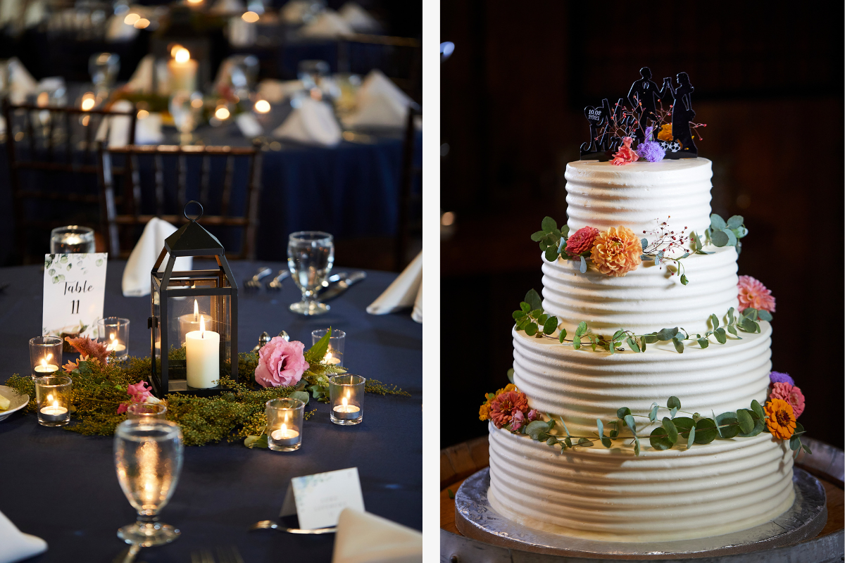 Tablescape and cake