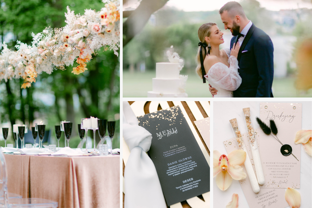 Black and white colors