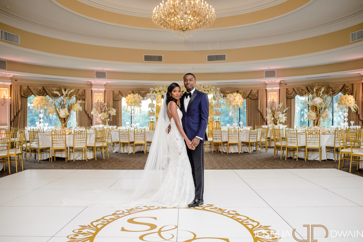 couple dancing in ballroom 
