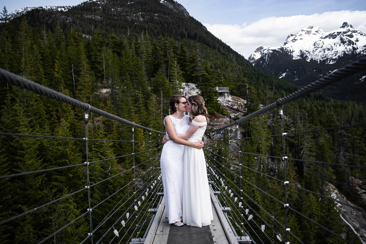 couple on bridge