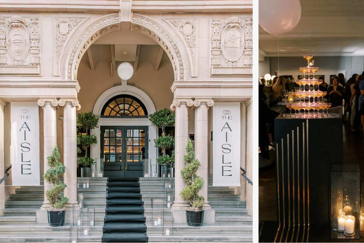 The Aisle Launch party entrance details