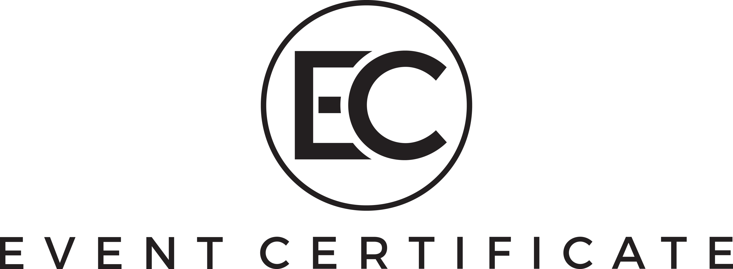 Event Certificate bw logo
