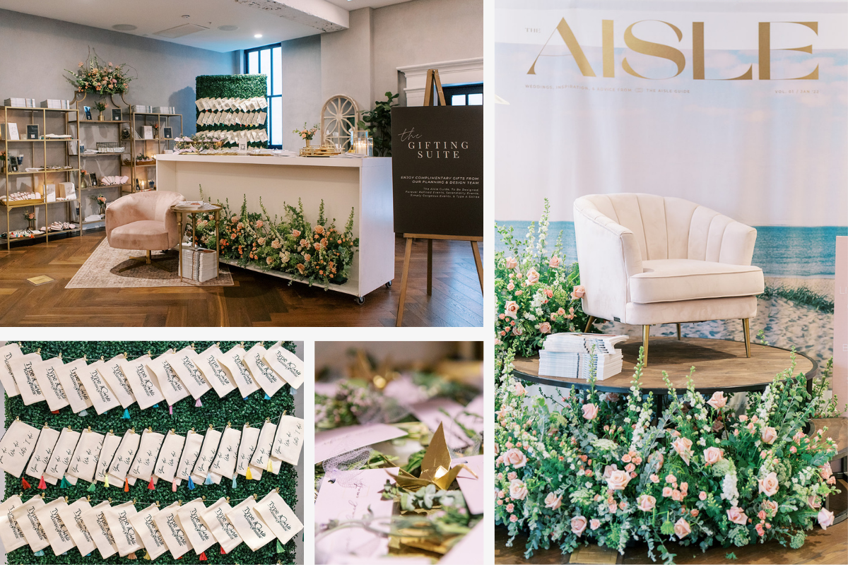 Gift station and photo op