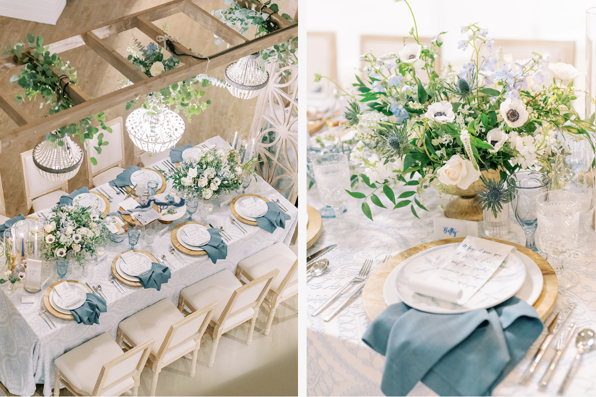 Blue tablescape inspiration