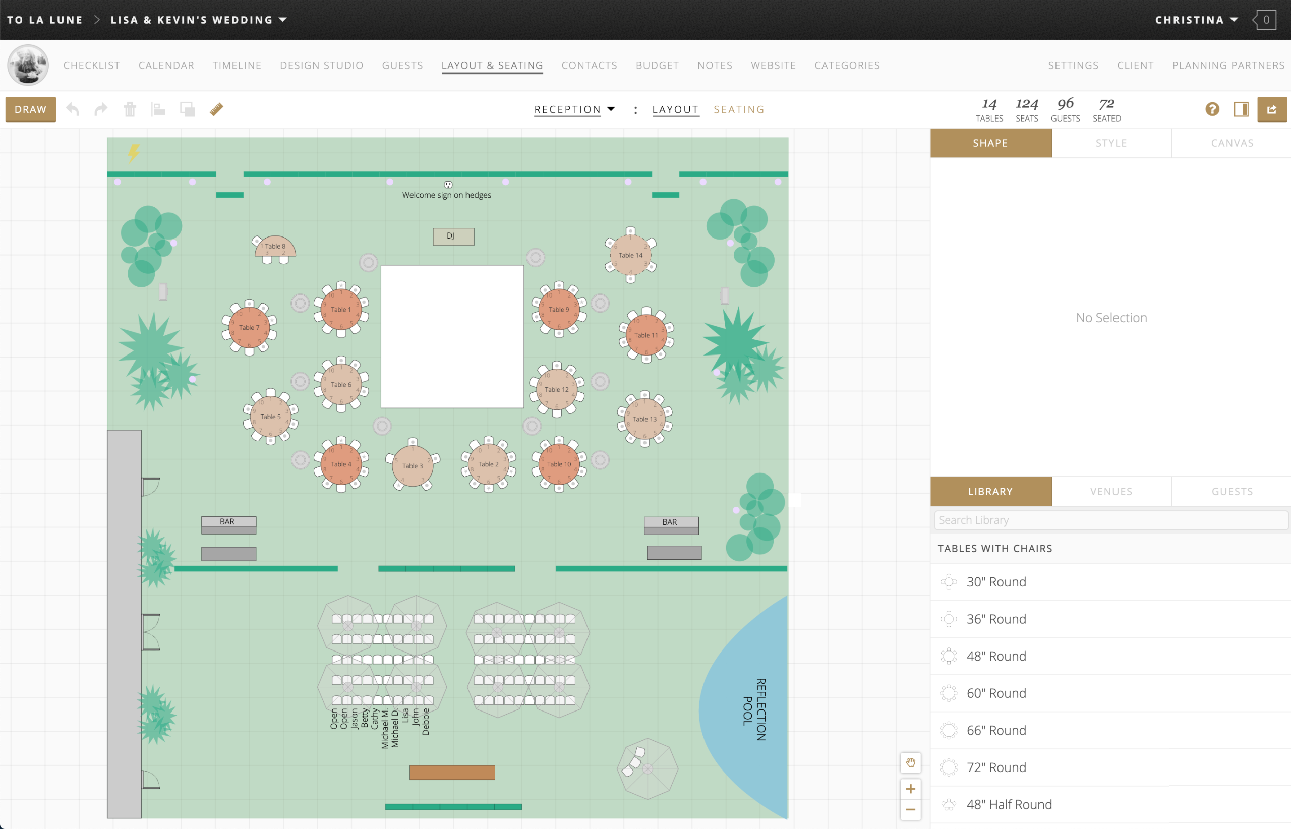 Aisle Planner Layouts
