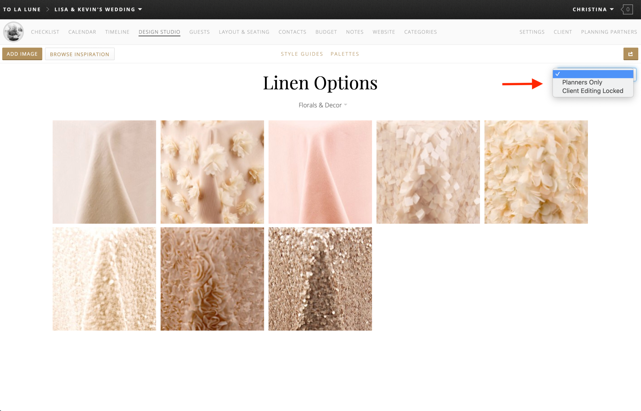 Aisle Planner Design Studio