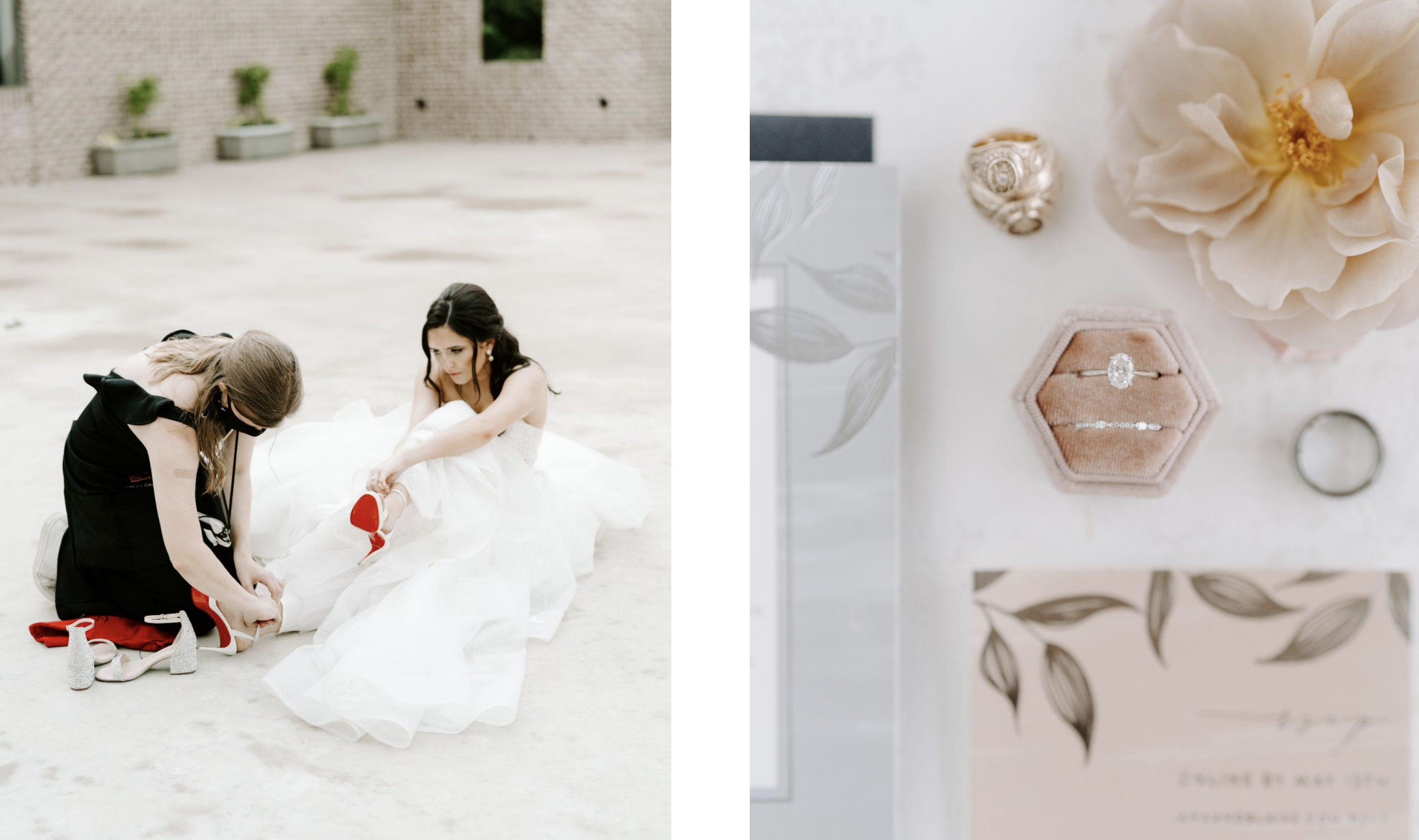 Skylar Caitlin with a bride