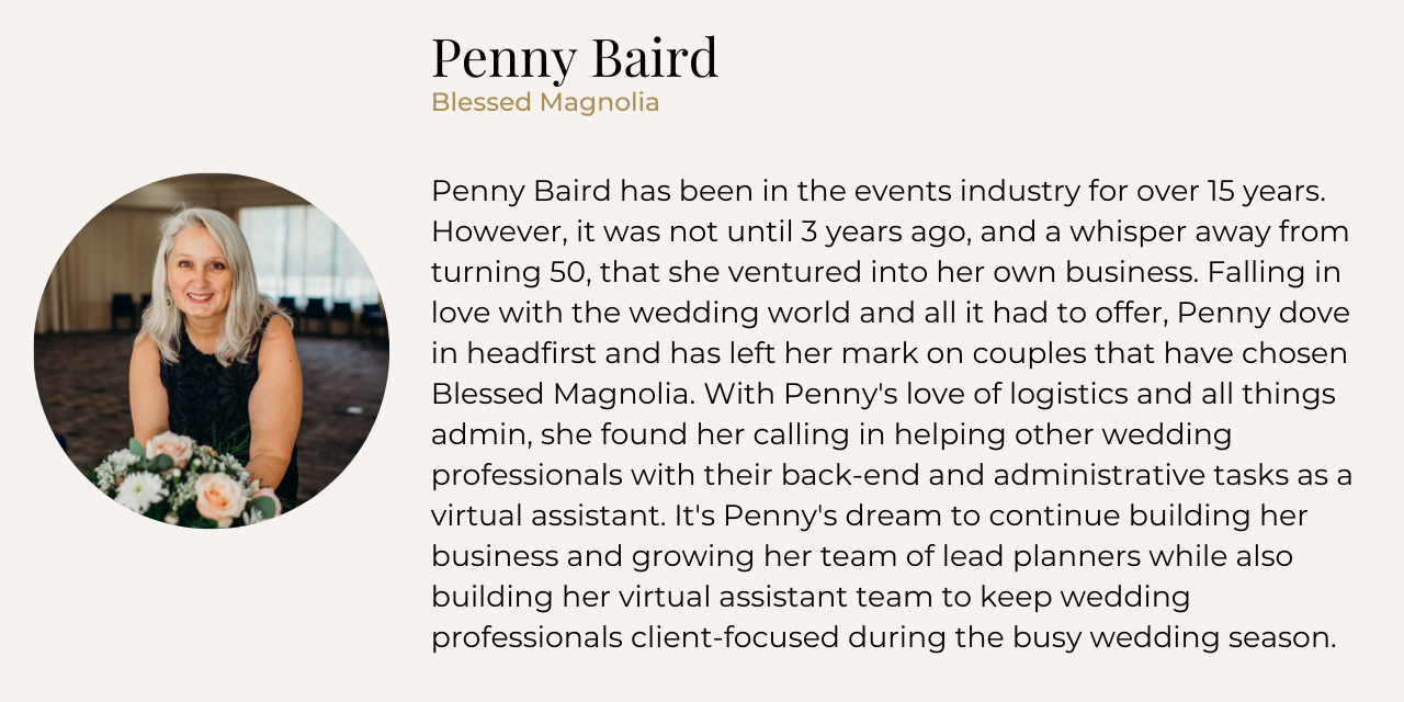 Penny Baird bio and headshot