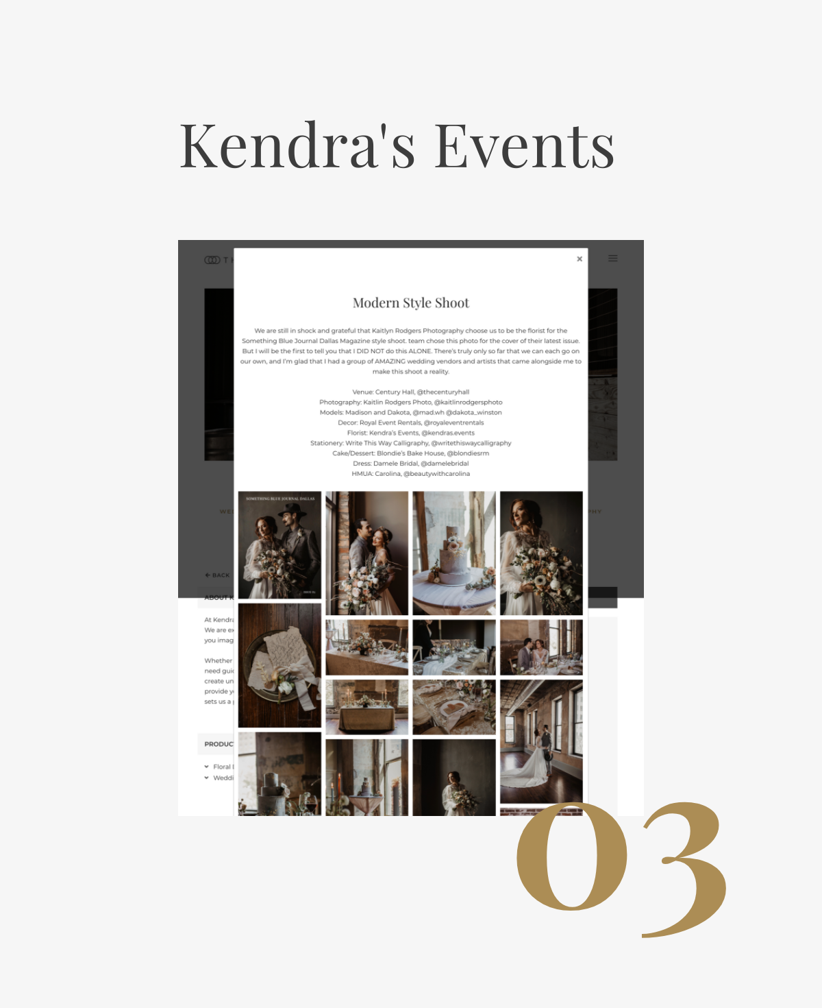 Kendra's Events