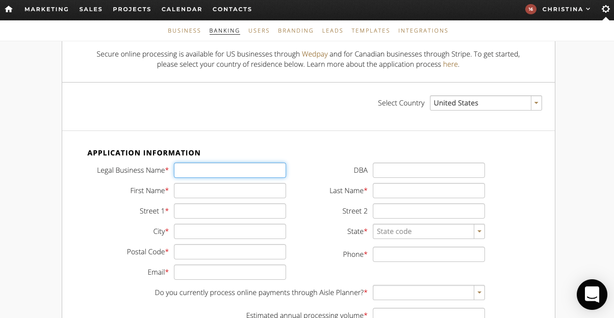 Wedpay payment processing