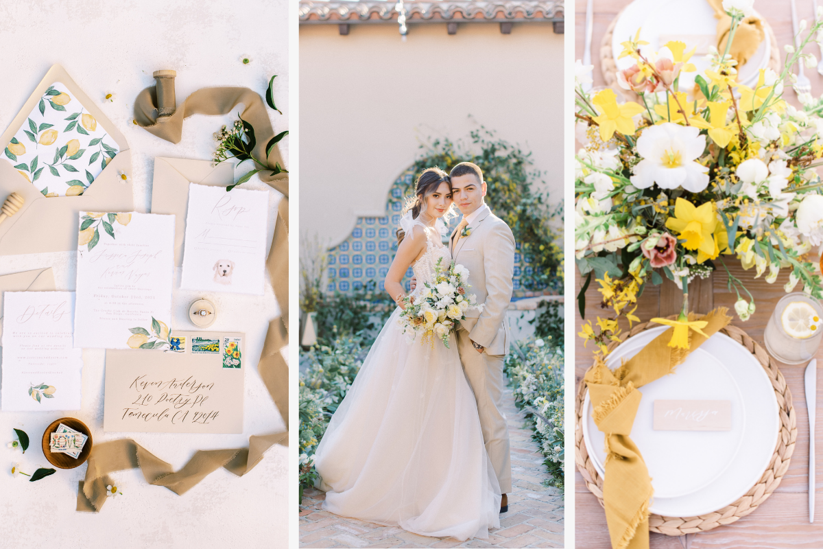 Stationery, couple, and tablescape